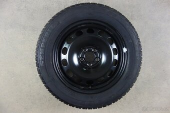 Škoda Kamiq, VW, Seat, disky 5x100 205/60/16 zimní + poklice - 2