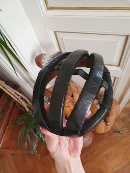 Retro kožená cyklistická helma - 2