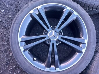 Prodám sadu Orig ALU kol Mercedes 225/45R18 zimní - 2