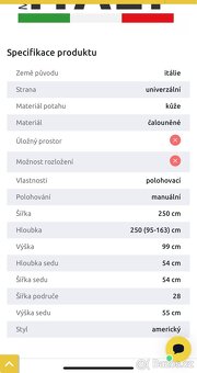 Rohová sedací souprava 2,5 x 2,5 - 2