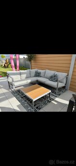 Zahradní sedací souprava / venkovní gauč - 2