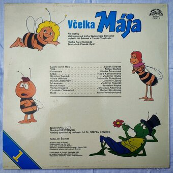 Včelka Mája 1 - LP, gramofonová deska - 2