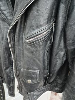 Kožená bunda na moto 4XL KŘIVÁK - 2