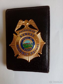 Prodám US odznak policie Kansas - 2