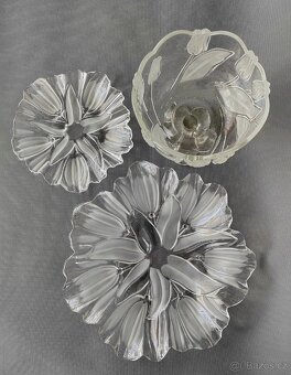 Sada skleněných servirovacich talířů a mísy od Mikasa - 2