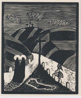 Šíma, dřevoryt, 1922 - 2