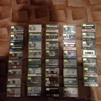 Použité,jednou nahrané MC kazety. - 2