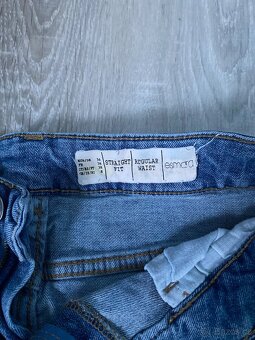 Džínové šortky s krajkou - 2