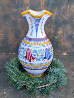 Retro váza, folklór, zn. Modra. - 2