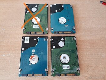 3x 500GB do Notebooku bez vadných sektorů. - 2