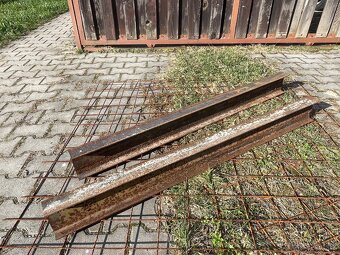 Železné kolejnice, nosníky/ íčka/ překlady IPE 150 a IPE 130 - 2