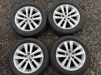 Original letní kola Volkswagen 5x100 6J ET40 195/55 R15 - 2
