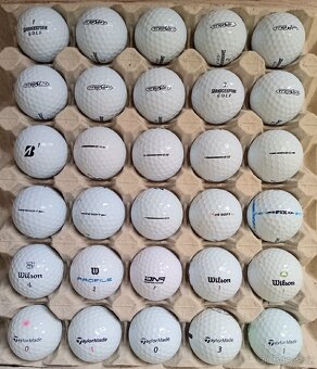 Hrané golfové míčky 90ks - 2