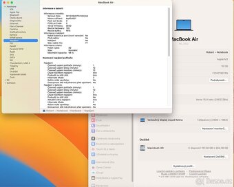 Prodám MacBook AIR 13,6 M2/16GB/512GB - 2