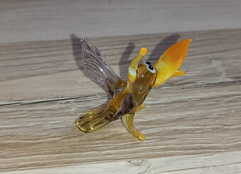 Skleněná figurka exotický ptáček - 2