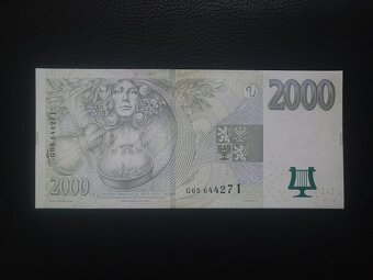 Bankovka 2000 Kč, série G05 - 2