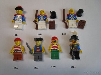 Lego figurky piráti vojáci a dělo středověk a příslušenství - 2
