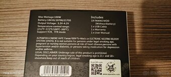 Alphafox Famas 100W TC Box Mod - 2