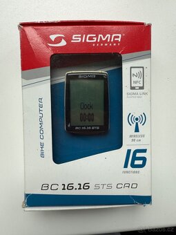 Computer Sigma BC 16.16 STS bezdrátový (2x snímač rychlosti) - 2