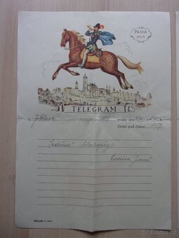 2x STARÝ TELEGRAM - POŠTA - JIHLAVA - 2