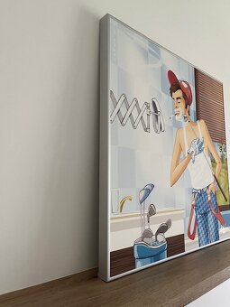 Moderní obraz Miša Dúhy – GOLF | 68×68 cm | hliníkový rám - 2