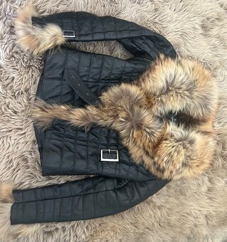 Dámská bundička Emas Leather&fur Fur vel.L - 2