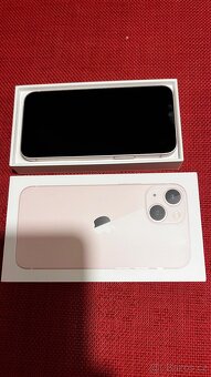 Prodám růžový iPhone 13mini 128GB-top stav - 2