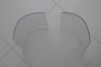 Zadní rohové plexi okno kabiny na Zetor 3011, 4011 - 2