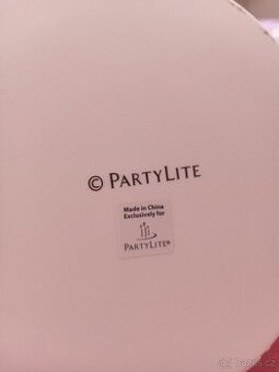 Porcelánová lampa Partylite na 3 čajové svíčky - 2