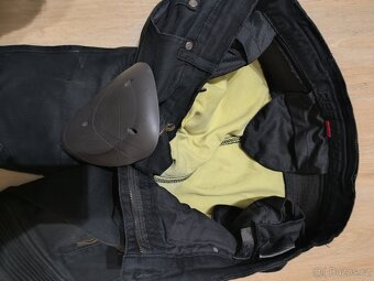 Jeansy na motorku Rebelhorn Vandal Twill černé, W36/L32 - 2