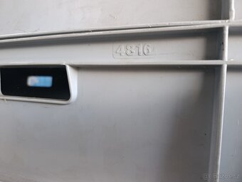 Plastová přepravka 4816 zesílené dno. - 2