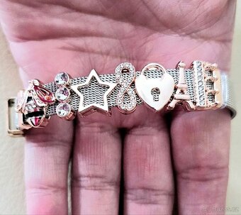 Postříbřený náramek - 2