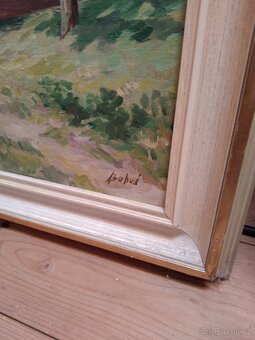 Obraz ze 60. let, signován - 2