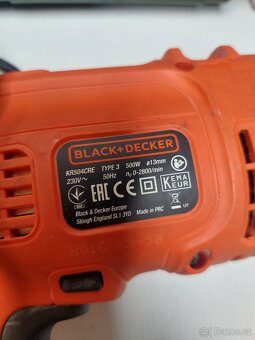 Vrtačka Black Decker KR504CRE. Příklep. Nová. - 2