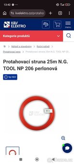 Protahovací struna perlonová 4mm - 2