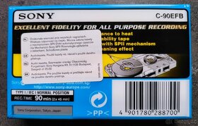 Audio kazeta Sony EF 90 - 2
