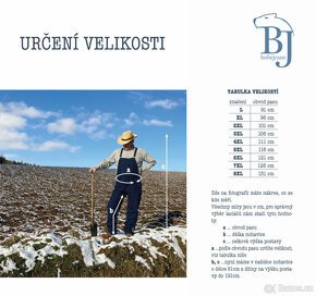 Džíny s laclem M, XL a 2XL; cena 385,-Kč, NOVÉ - 2