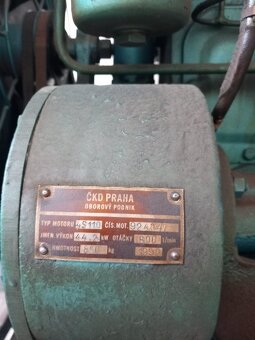 generátor o výkonu 44,2kW z roku 1990 - 2