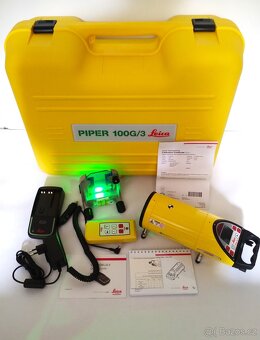 Potrubní laser LEICA PIPER 100G/2 Zelený + DOKLAD - 2