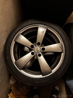 4x Alu kola 5x108 R17 + 4x pneu Tomket 205/50ZR17 - 2