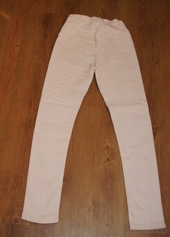 Růžové rifle H&M - vel. 146 - 2