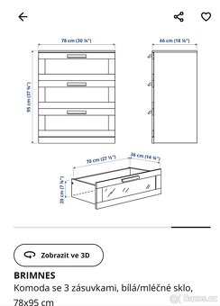 Komoda Ikea Brimnes - 2