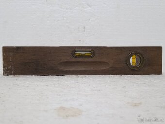 30cm - Retro dřevěná vodováha / vodní váha - 2