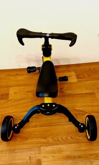 KIK Trike Fix Mini běžecká 3v1 s pedály žlutá - 2
