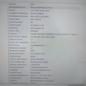 HP Zbook 15 G3 zánovní - 2