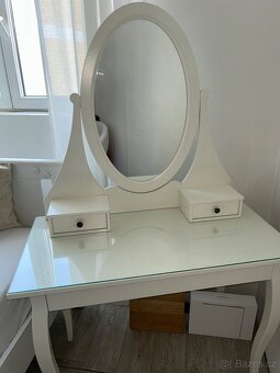 Ikea Hemnes toaletní kosmetický stůl se zrcadlem - 2