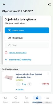 Zopa Digitální dětská váha Pink - 2