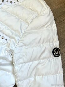 Michael Kors bílá lehká péřová bunda - 2