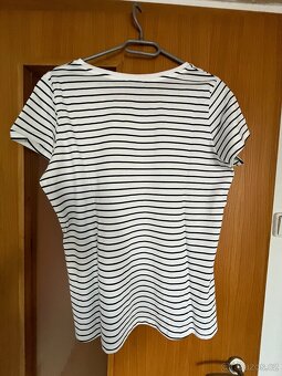 Bavlněné tričko s krátkým rukávem- proužek ORSAY - M - 2