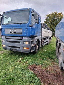Man TGA 6x2 valník s hydraulickým jeřábem - 2